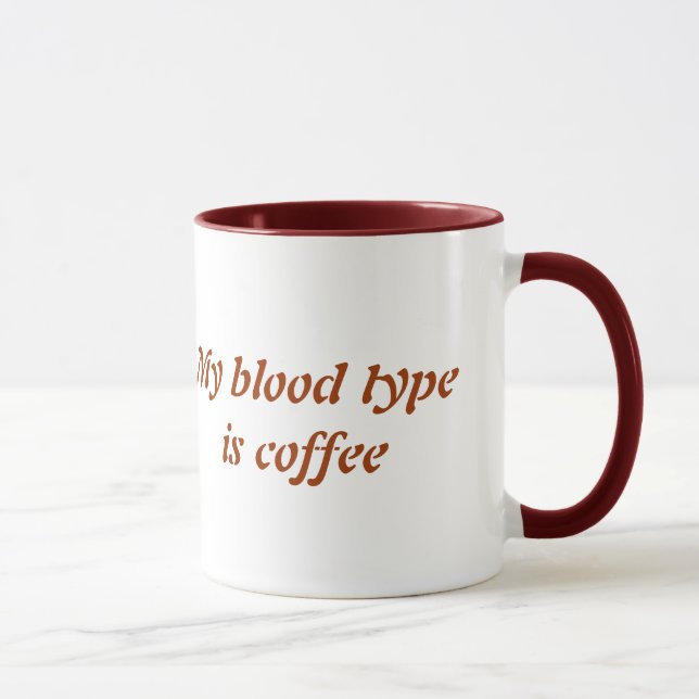 Taza Mugre de tipo sanguíneo (Derecha)