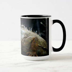 Taza Mugre de vida silvestre del reptil Iguana Lizard
