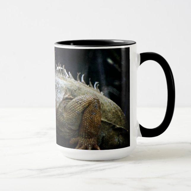 Taza Mugre de vida silvestre del reptil Iguana Lizard (Derecha)