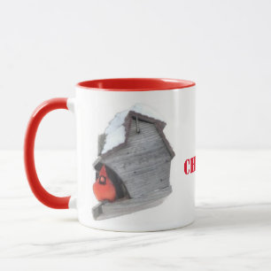 Taza Mugre del cardenal navidad