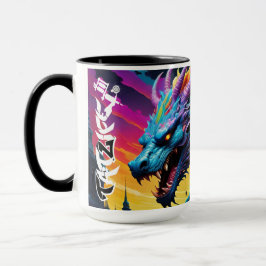 Taza Mugre del dragón arcoiris