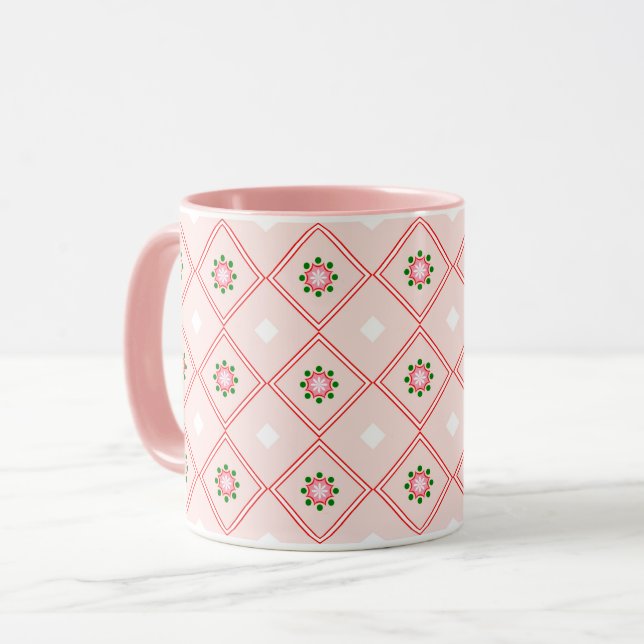 Taza Mugre del patrón de Mandala (Anverso izquierdo)