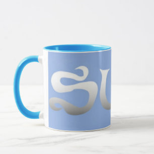 Taza Mugre desplegable azul surf