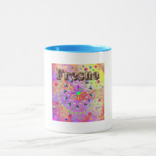 Taza Mugre dorada y afortunada de Fresno