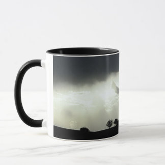 Taza Mugre energética serpenteante de arcoiris