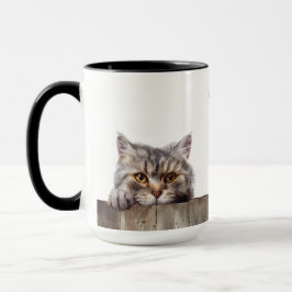 Taza Mugre gata de pelo largo británico