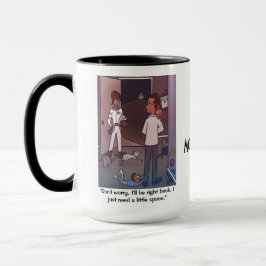 Taza Mugre grande del día del espacio