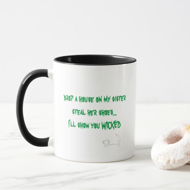 Taza mugre malvada (Con donut)