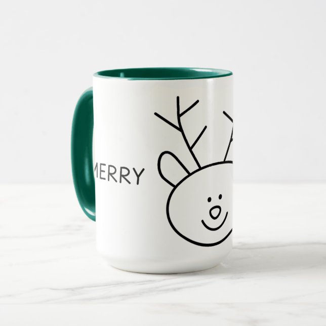Taza Mugre navideño de alta calidad (Anverso izquierdo)