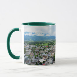 Taza Mugre Panorámica de Liechtenstein
