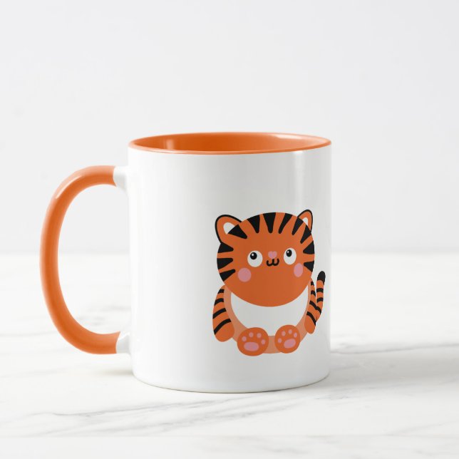 Taza Mugre personalizado de tigre (Izquierda)