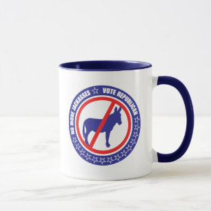 Taza mugre republicana por votar