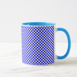 Taza Mugs azul y blanco controlados