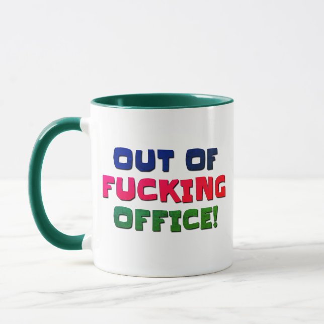 Taza Mugs & Cups Fuera De La Oficina (Izquierda)