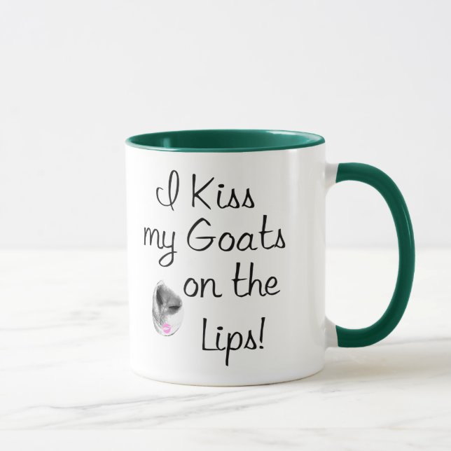 Taza Mugs de cabra y Drinkware de cabra (Derecha)