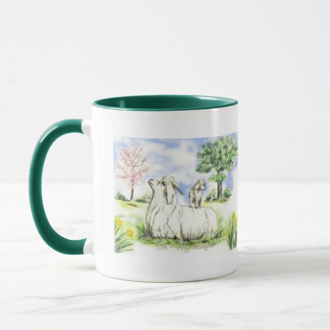 Taza Mugs de cabra y Drinkware de cabra (Izquierda)