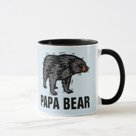 TAZA MUGS DE CAFÉ DE PAPÁ, OSO DE PAPA