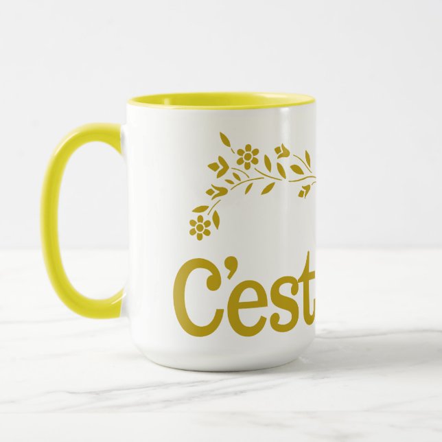 Taza Mugs de C'est La Vie - elegir estilo y color (Izquierda)
