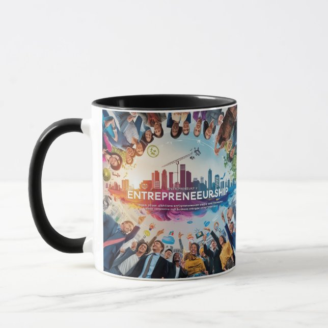 Taza Mugs de impresión digital para emprendedores (Izquierda)