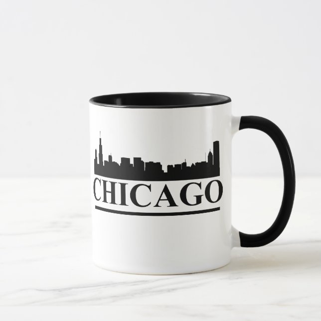 Taza Mugs de la línea Skyline de Chicago (Derecha)