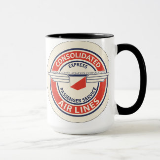Taza Mugs de logotipos de compañías aéreas consolidadas