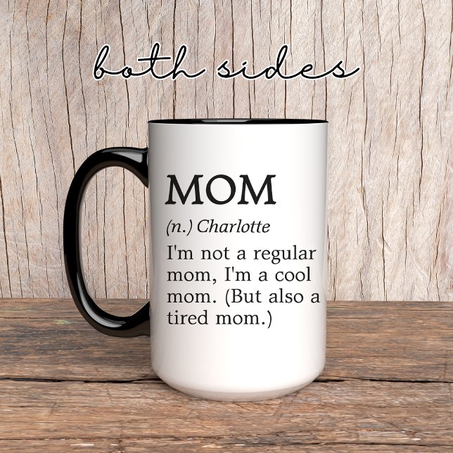 Taza Mugs de mamá graciosa y personalizada | Regalos de (funny mom mug, cool mom coffee mug, tired mom gift, mother’s day mug, personalized mom gift,)