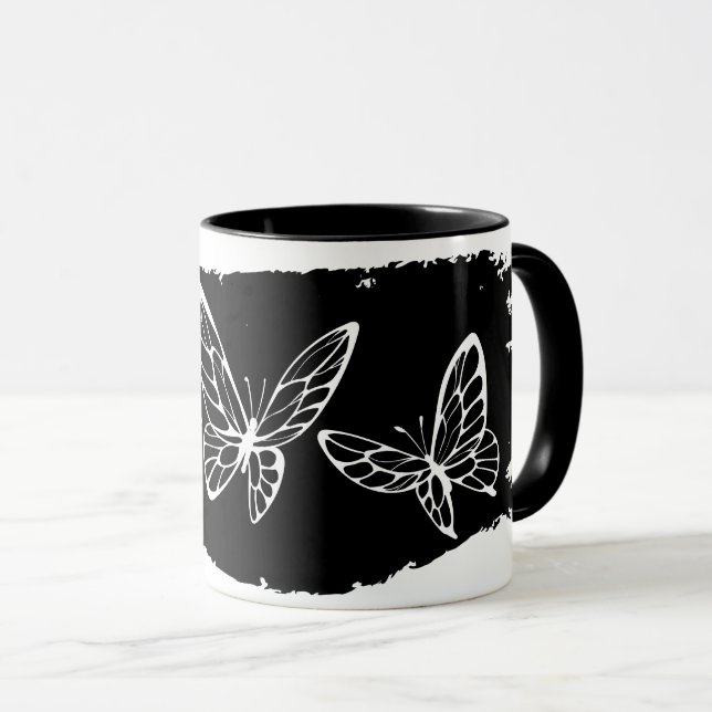 Taza Mugs de mariposa de ensueño (Anverso derecho)