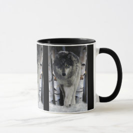 Taza Mugs de regalo de vida silvestre GRAY WOLF