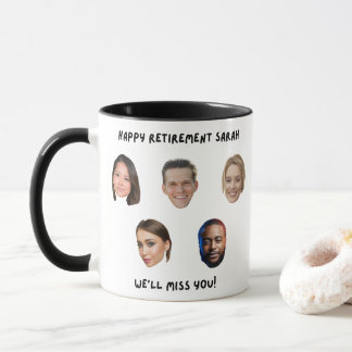 Taza Mugs de retiro, divertida peluca de retiro feliz