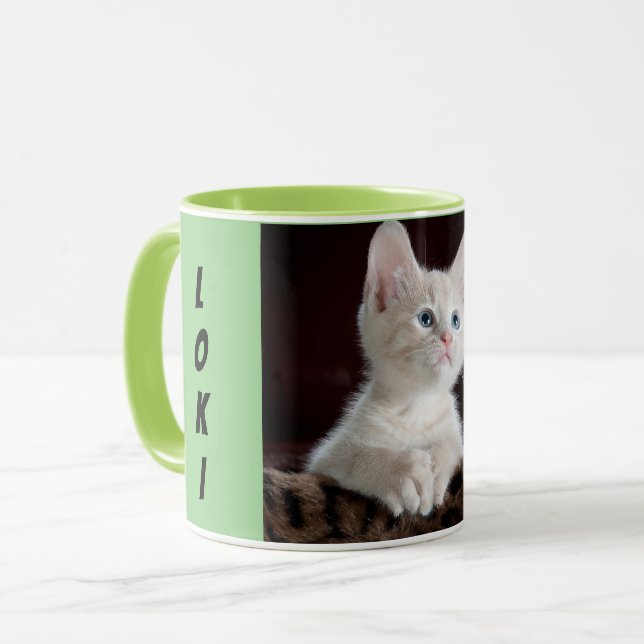 Taza Mugs de retrato de Mascota Adorable (Anverso izquierdo)
