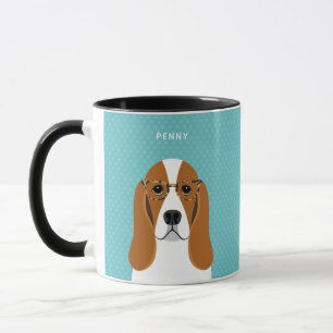 Taza Mugs del Hound Basset