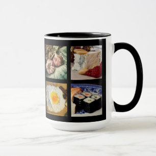 Taza Mugs en monograma de personalizado de alimentos 2