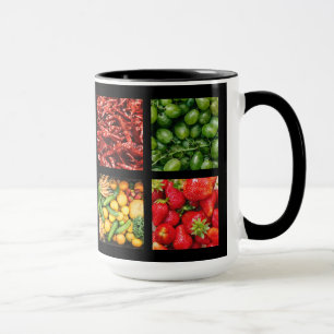 Taza Mugs en monograma de personalizado de alimentos 3