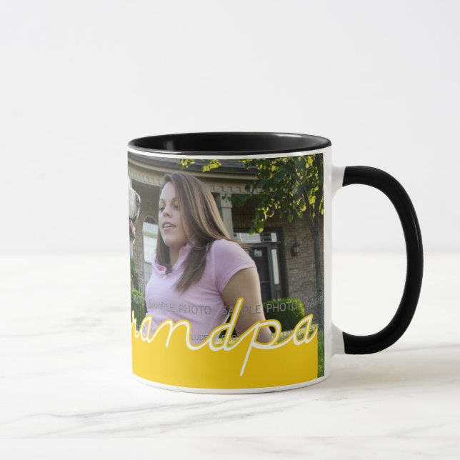 Taza Mugs personalizados del Día del Padre para foto de (Derecha)