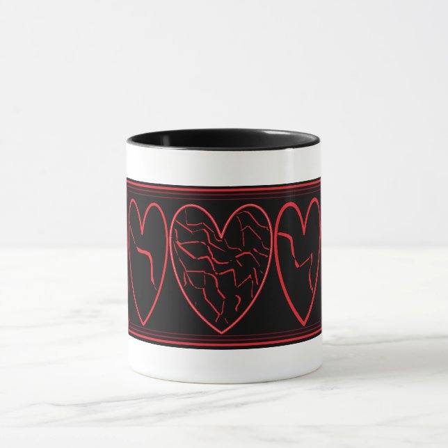 Taza Mugs personalizados personalizados de café con fot (Centro)