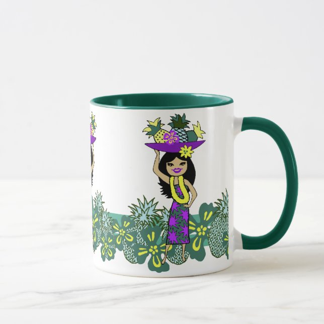 Taza Mugs tropicales de piña luau (Derecha)