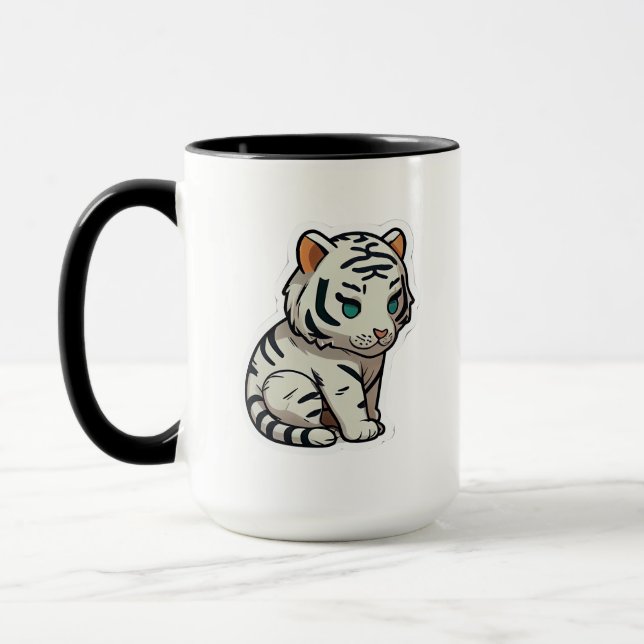 Taza Mugs White Tiger (Izquierda)