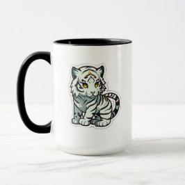 Taza Mugs White Tiger