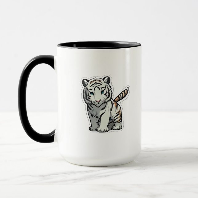 Taza Mugs White Tiger (Izquierda)