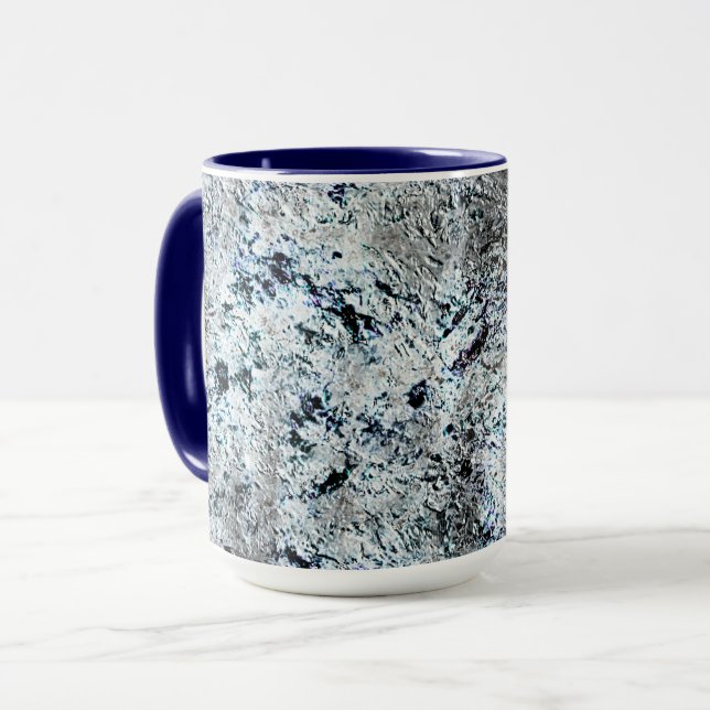 Taza Muito Rústico fungo prateado sujo de carbono (Anverso izquierdo)