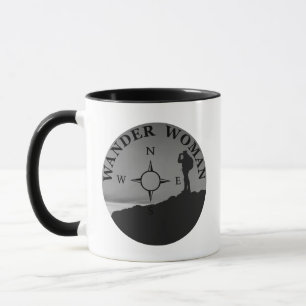 Taza Mujer acampada en Wander