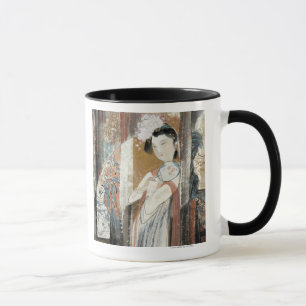 Taza Mujer con la horquilla floral