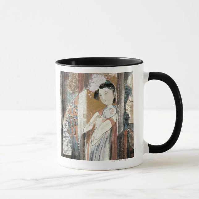 Taza Mujer con la horquilla floral (Derecha)