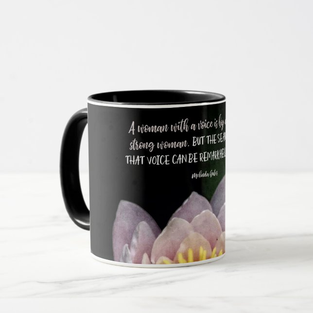 Taza Mujer con una voz (Anverso izquierdo)