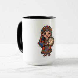 Taza Mujer Cute Kawaii Amazigh Bereber