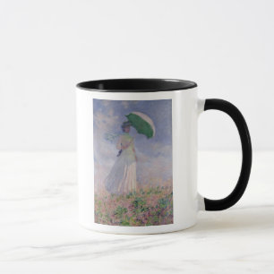 Taza Mujer de Claude Monet el   con un parasol dado