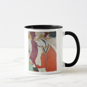 Taza Mujer de la corte de Shah Abbas I, 1585-1627