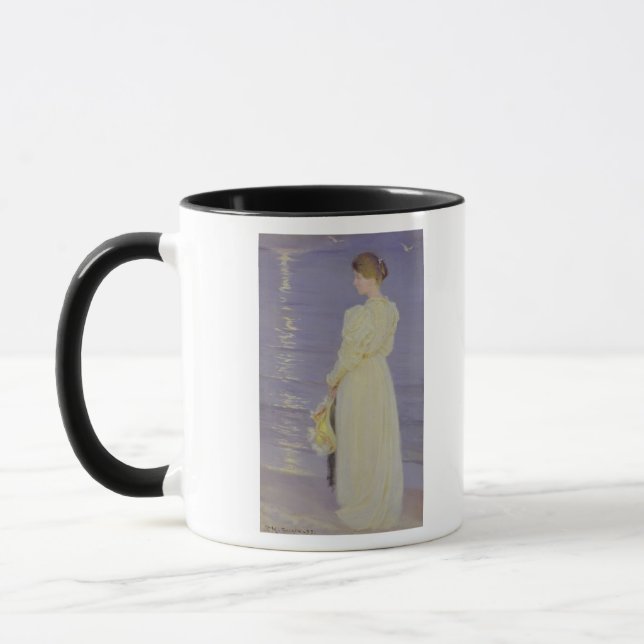 Taza Mujer en el blanco en una playa, 1893 (Izquierda)