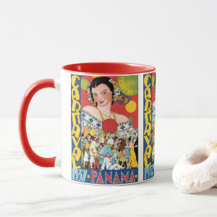 Taza Mujer en la Fiesta de Carnaval de Panamá de Viajes