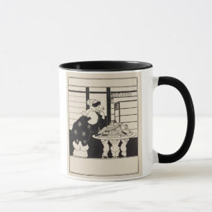 Taza Mujer en una librería, diseño para un "libro